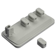 電線整理夾, 1個, 灰色