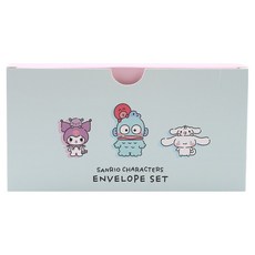 三麗鷗 橫式零用錢信封 9款 x 9入 A組, 混合色, 1套