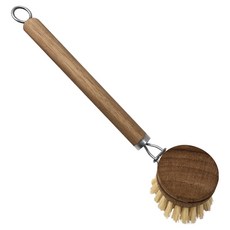 월드크린 딘우드 분리형 세척 브러쉬, 사이잘삼 월넛, 1개