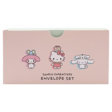 三麗鷗 橫式零用錢信封 9款 x 9入 B組, 混合色, 1套