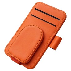 카사장 차량용 선바이저 수납 선글라스 거치대, 플레임 오렌지, 1개