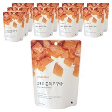 올가니카 국내산 그대로 쫀득고구마, 50g, 10개