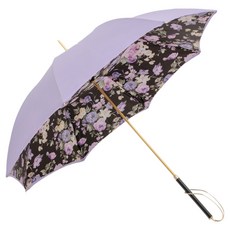 PASOTTI 女士花卉雙層布木質黃銅手動傘 WD650S