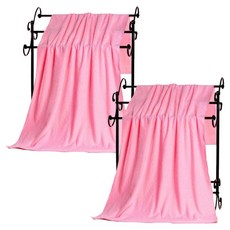 Woni家 浴巾 200g 70 x 140 cm, 2個, 粉紅色