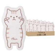 FaSoLa 多用途喵淨蘇打百潔布, 1套, 10個裝