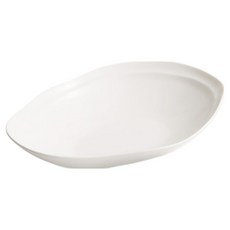 Daparang 現代陶瓷餐廳餐具 橢圓形沙拉碗 大型 19.5 x 28.2 x 5.8 cm HJ1019, 單一顏色, 1個