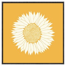 은희마법 행운 힐링 해바라기 페인팅 그림, 블랙 A