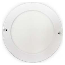 가온엘이디 무타공 원형 엣지 LED 직부등 15W, 화이트 + 주광색, 1개