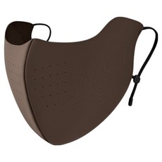 Couselect 秋冬防風保暖 德絨立體口罩 透氣護眼 騎行防寒 男女戶外防風面罩 網孔款, 咖啡色