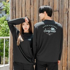 헤링본 수영복 긴팔 스윔웨어 루즈핏 비치웨어 래쉬가드 상의 RF342