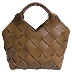 ARTJOY DIY 我的編織手提包製作皮革工藝套組, 棕色, 1套