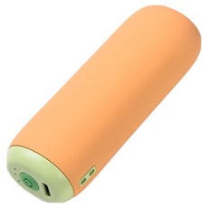 단미 캔디팝 충전식 보조배터리 휴대용 손난로, 오렌지, DA-CANDYPOP