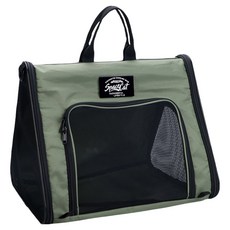 스페이스캣 반려동물 삼각형 이동가방 & 텐트하우스, 그린, 1개