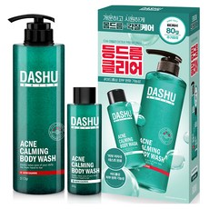 DASHU 每日抗痘鎮靜沐浴乳 513g + 80g 企劃套組, 1套