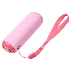 단미 캔디팝 충전식 보조배터리 휴대용 손난로, 핑크, DA-CANDYPOP