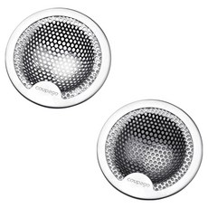 쿠파고 스텐 304 이물질 욕조거름망 2p, 실버