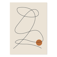 꽁꽁E몰 북유럽 모던 페인팅 코어 캔버스 인테리어 그림 액자 6 그림만