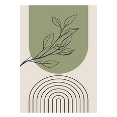 Kkokkong E Mall 北歐風格無框帆布室內裝飾畫框 B 僅畫作