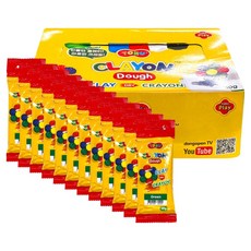 토루 클레이온도우, 초록, 50g, 12개