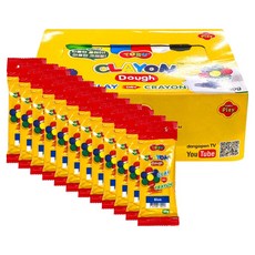 토루 클레이온도우, 파랑, 50g, 12개