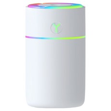이버프 LED USB 미니 가습기, GP1, 화이트