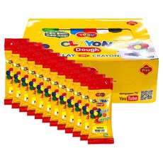 토루 클레이온도우, 노랑, 50g, 12개