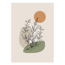 Kkokkong E Mall 北歐風格無框帆布室內裝飾畫框 D 僅圖畫