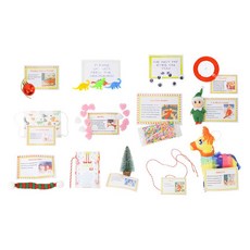 STUPID 聖誕精靈 D-day 13種裝飾 KIT 全套盒組, 混合色, 1個