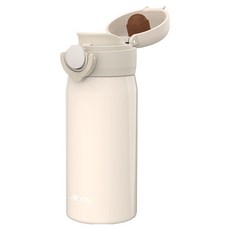 JOONIE 一鍵式單層隨行杯, 米色, 1個, 350ml