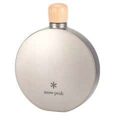 snow peak 雪諾必克 鈦金屬酒壺-150ml TW-116, 混色, 1個