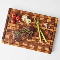 From Forest 端紋柚木 IGT 原木砧板, 單一顏色, 1個