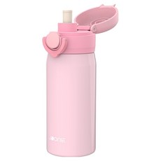 주니 원터치 듀얼 텀블러, 핑크, 1개, 350ml