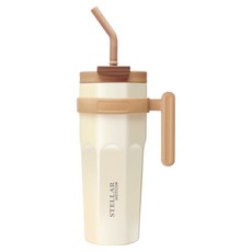 Hotcom Stella 隨行杯, 1個, 900ml, 米色
