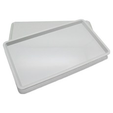 퍼스트리빙 식기건조대 교체형 물받이 쟁반, 그레이, 2개, 1단