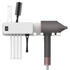 유토렉스 하이드 UV-C 드라이기 거치형 가정용 무선 면도기 칫솔 살균기, 화이트, URT-D146CHW