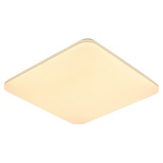 WONHA NUEST 方形房間天花板亮度調節LED照明 75W 遙控器, 無頻閃 白色 + 三色變換(照明)