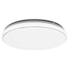 WONHA 現代圓形房間燈 吸頂燈 可調光 LED 50W 照明 + 遙控器組合, 無頻閃 白色 + 晝光色(照明)