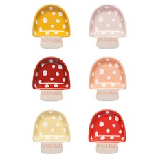 danica STUDIO Jubilee 石陶醬料碟, 蘑菇, 6個