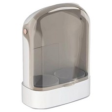 SUNORO 雙筒壁掛式一次性取杯架, 1個, 1個裝