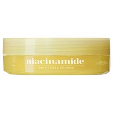 미샤 에어리핏 나이아신아마이드 브라이트닝 페이스 아이패치, 1개, 60개입