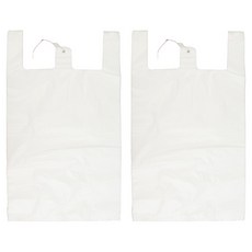 베로나 손잡이 마트 봉투 유백 100p, 12L, 2개