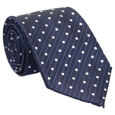 DeepTalk 男士圓點圖案休閒西裝領帶 25DT1031