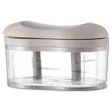 FaSoLa 手推切蒜器 家用手動蒜泥機 姜蒜辣椒果蔬搗碎器 副食品研磨, 1個, 白色