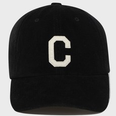커버낫 남녀공용 코지 핏 C로고 아플리케 코듀로이 면 볼캡