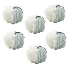 Oceantowel 雙色超級沐浴球, 灰綠色, 6個, 1入