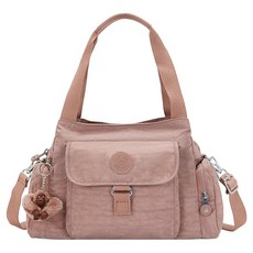 kipling 好收納手提兩用斜背包 FELIX L U 背提包 KPKI41896ET10OS, 復古粉