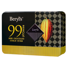 Beryl's 99%可可含量黑巧克力, 108g, 1個