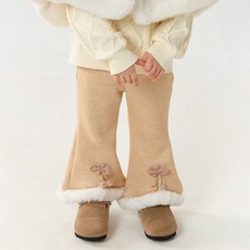 Bebezoo 兒童冬季刷毛靴型褲