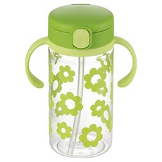 Richell 利其爾 嬰兒吸管式飲水杯, 綠色, 1個, 320ml