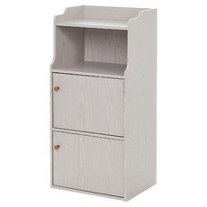 PEACHY LIFE 完美主義 Alma 日式木紋三層收納櫃, 白橡木